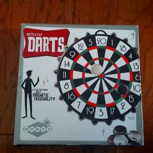 Bottle Cap Darts abd Board